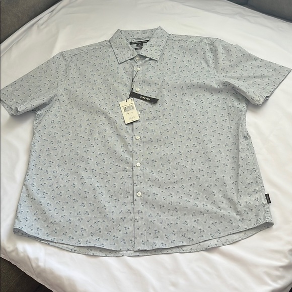 Michael Kors Blue Casual Button Down Shirt Lightweight - Picture 1 of 12